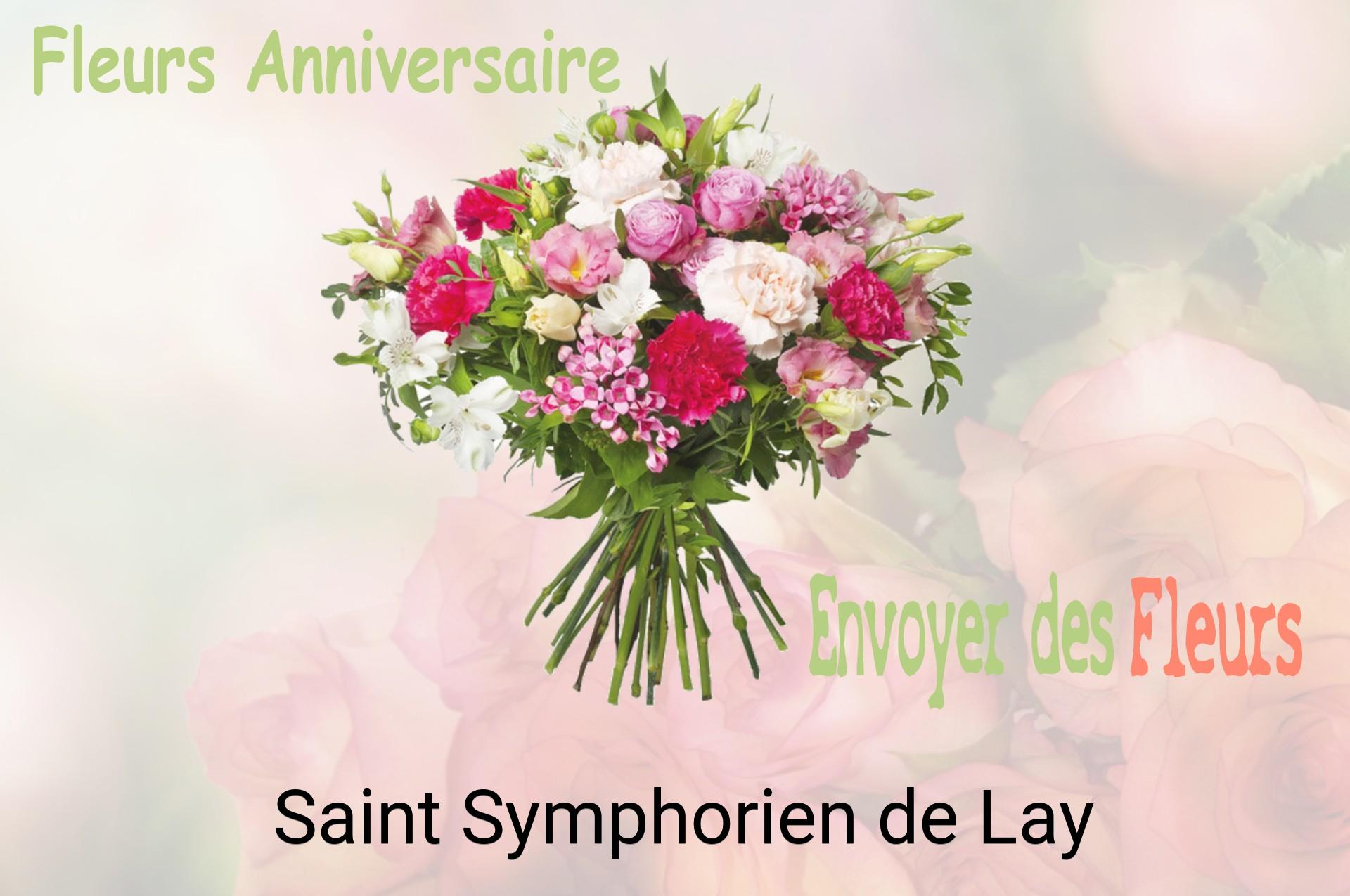 Bouquet de fleurs d’anniversaire livré à Saint-Symphorien-de-Lay