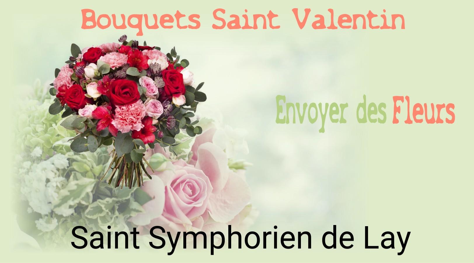 Roses de Saint-Valentin livrées à Saint-Symphorien-de-Lay